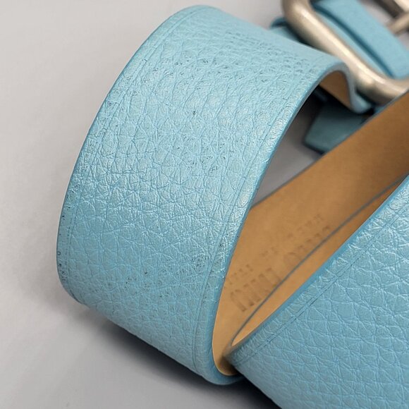 Miu Miu Blue Leather Belt main image 9